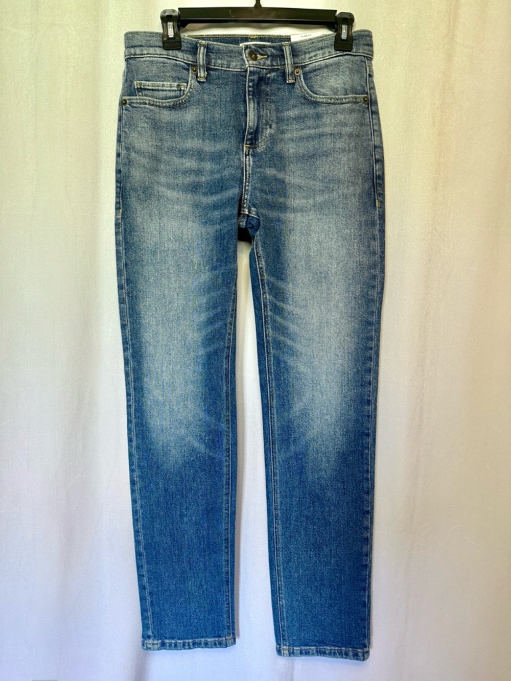 Sun & Stone Arroyo Classic Slim Fit Straight-Leg Men’s Heavy Cotton Blue Jeans